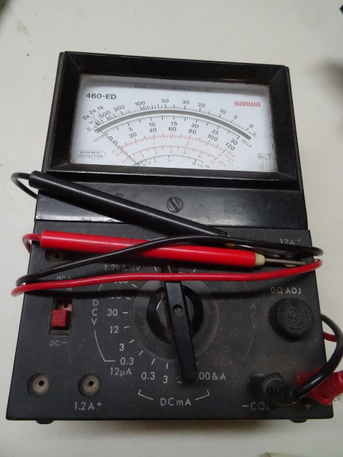 Sanwa 460-ED voltage meter...
