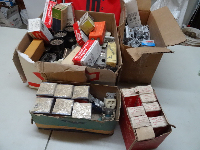 Large quantity of outlets, switches...