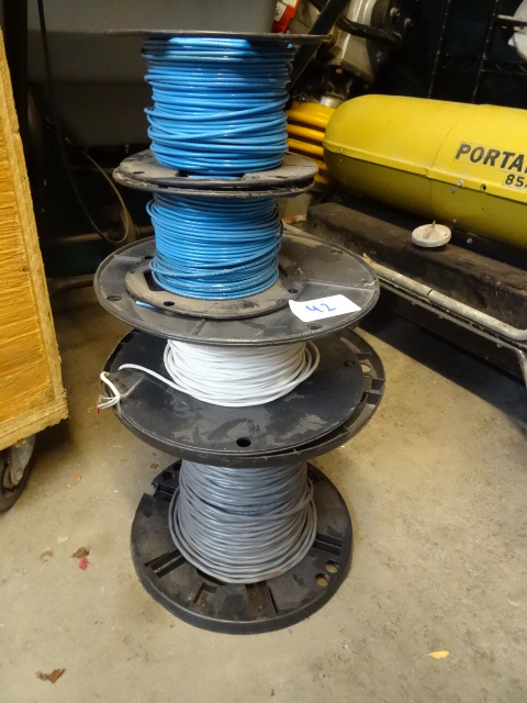 2 rolls 0f 14 gauge wire. Telephone...