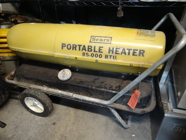 Sears portable 85,000 BTU heater. K...