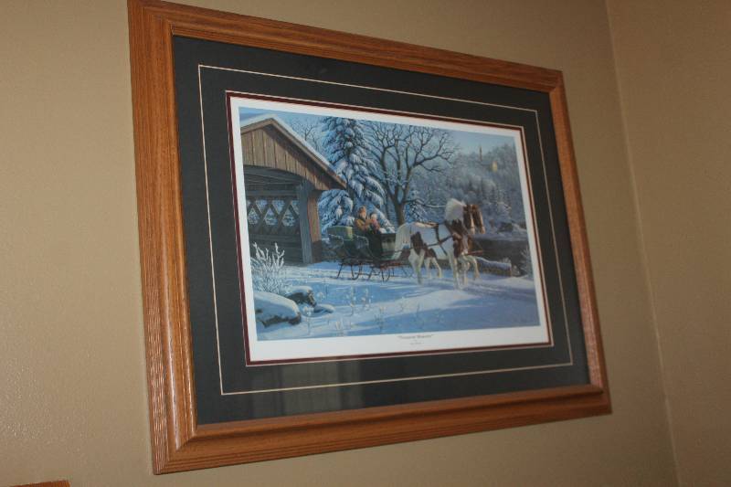 lot 54 image: Decorative Framed, Matted, Signed Kim Norlien Treasure Memories Wall Art