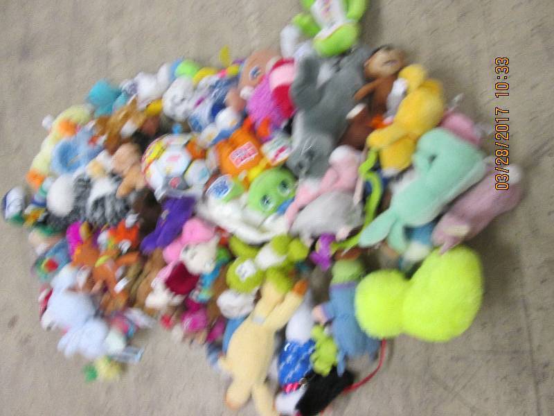 huge lot of stuffed animals ...
