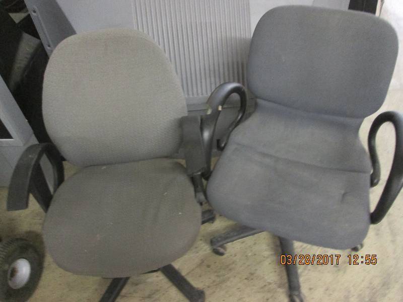 2 office chairs used ...