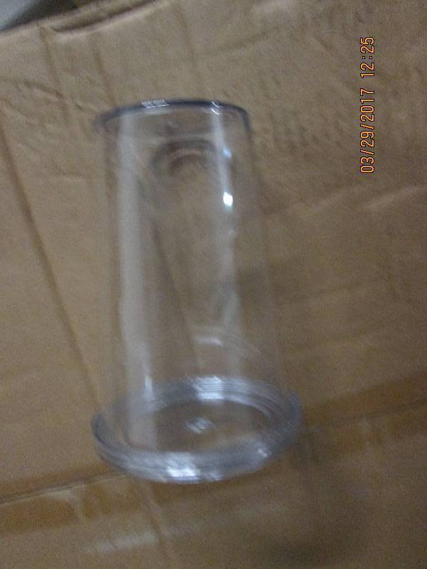 2 cases of clear plastic tumblers b...