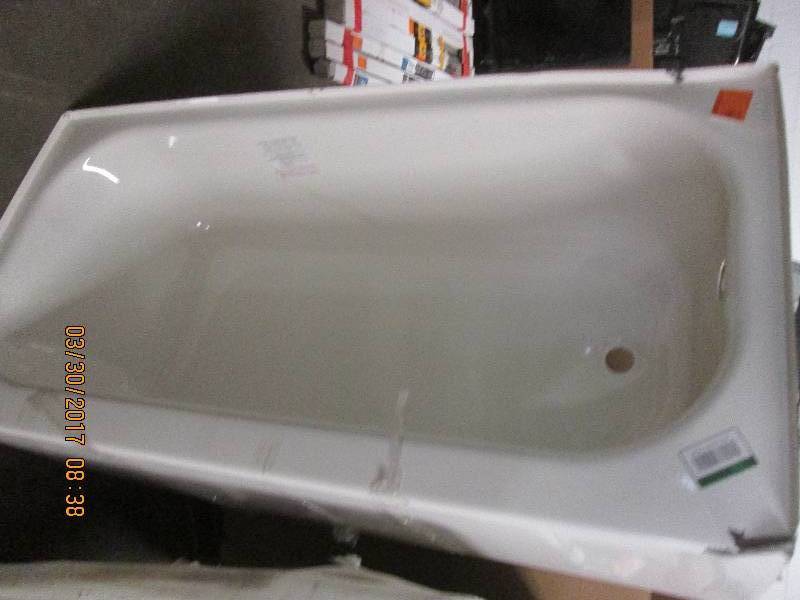 5 foot maui white bathtub porcelain...