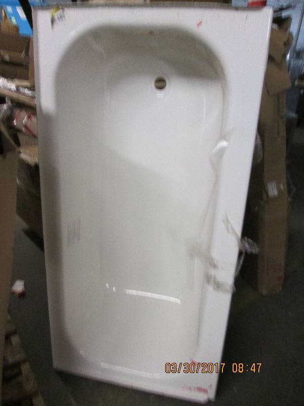 60x30 white bathtub porcelain on...