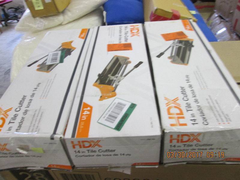 lot of 3 hdx 14 tile cutters open ...
