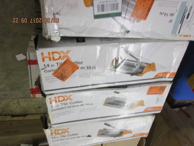 lot of 4 hdx 14 tile cutters open ...