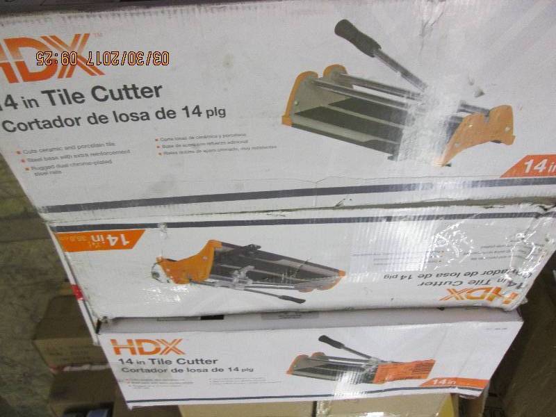 lot of 3 hdx 14 tile cutters open ...