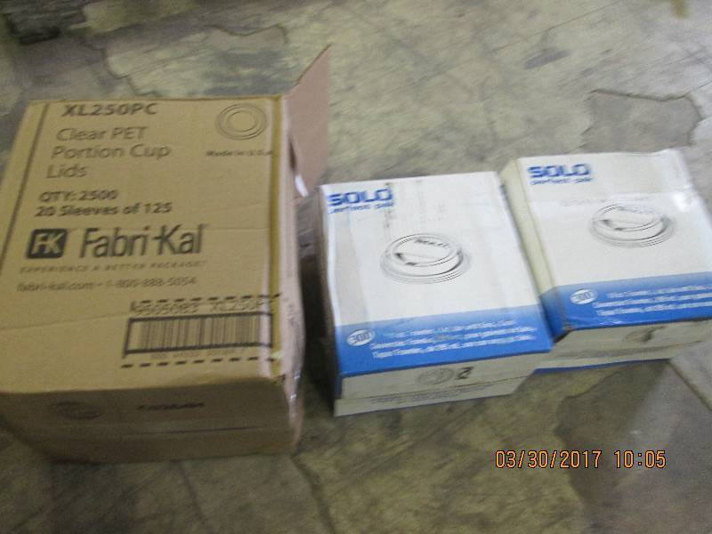 lot of fabri-kal clear pet portion ...