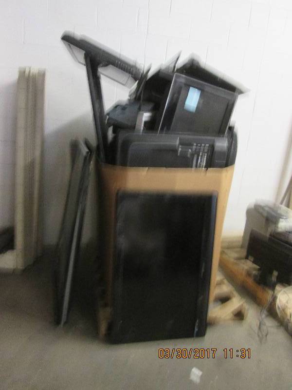 big lot of tvs that need repair or ...