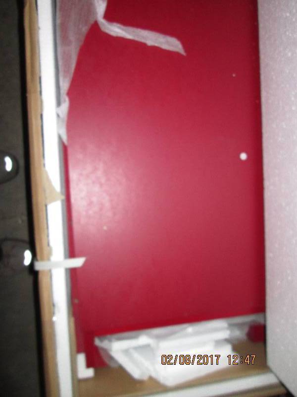 Glass door cabinet