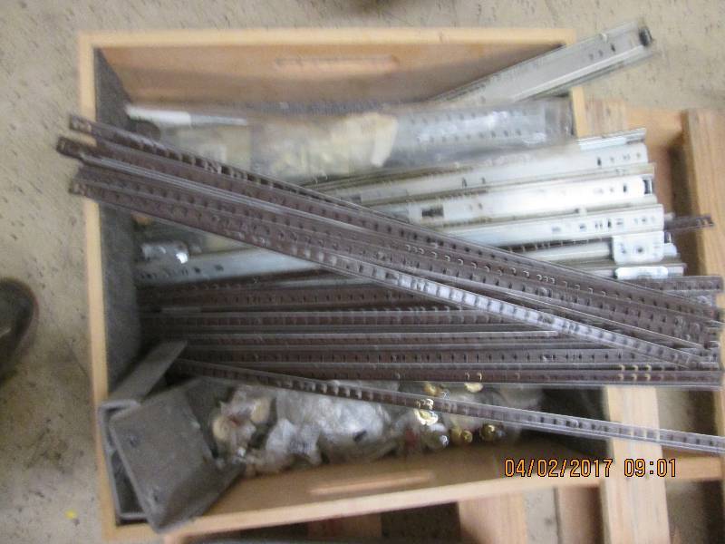 lot 8 image: lot of drawer guides and other misc...
