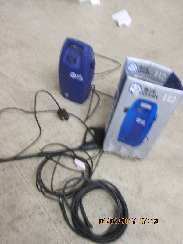 lot 30 image: used blue clean electric preassure ...