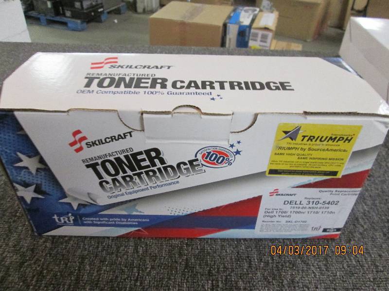 lot 58 image: skilcraft remanufactured toner cart...