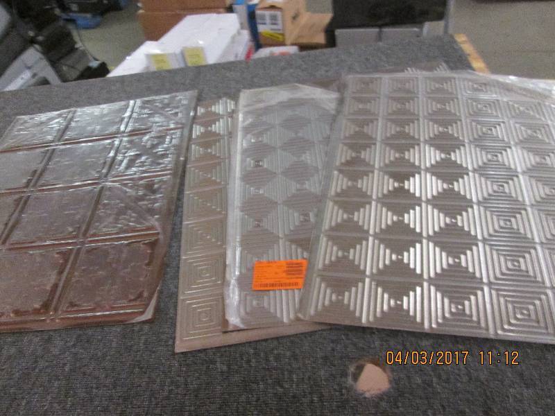 lot 70 image: lot of 4 backsplashes ...