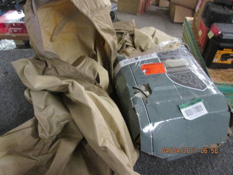 lot 82 image: 2 patio armor covers 1 table and ch...
