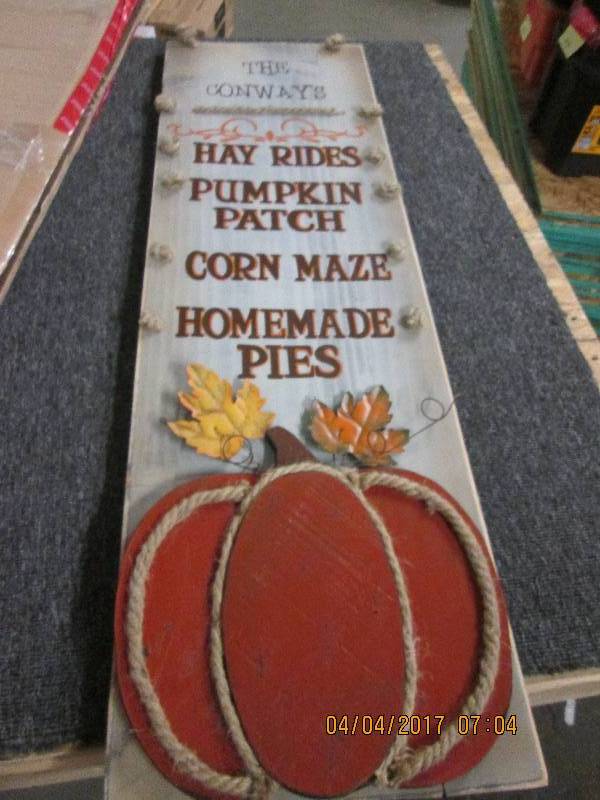 lot 84 image: sign 36 tall x 11 wide ...