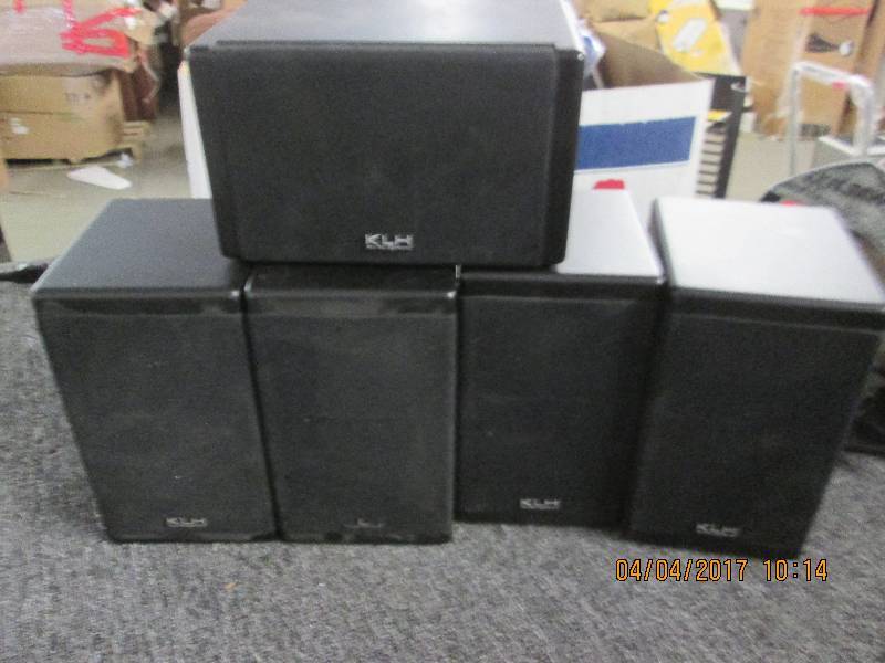 lot 94 image: 5 KLH  speakers all tested and work...