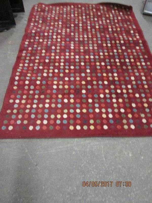 lot 108 image: dot madeer brown rug 5foot 2 inches...