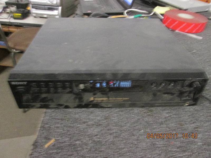 lot 124 image: sony 5 disc cd changer cdp-ce375 te...