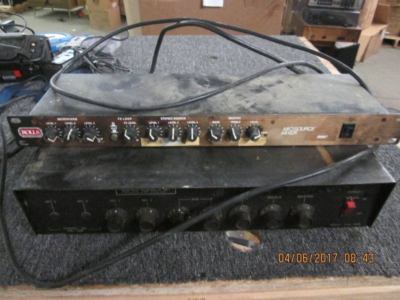 lot 136 image: 1 bogen chs 100b pre amp powerrs on...