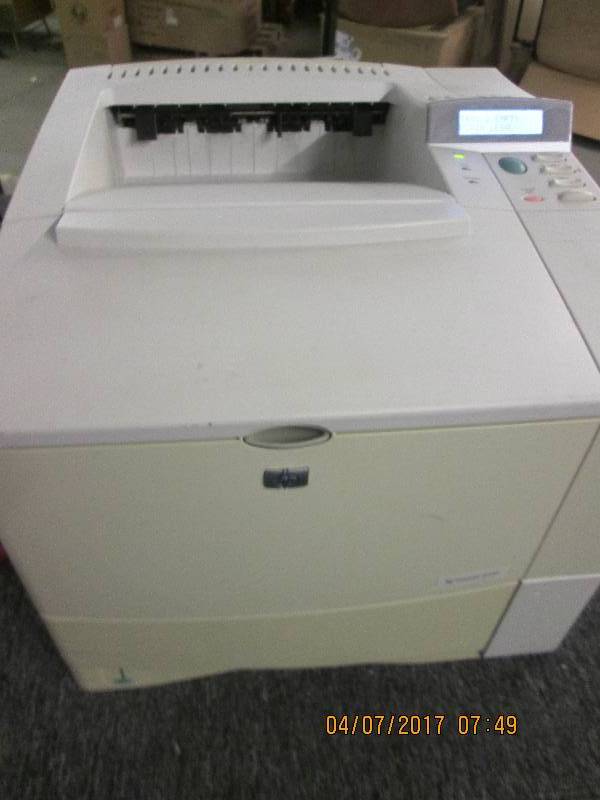 lot 148 image: hewlett packard laserjet 4100 print...