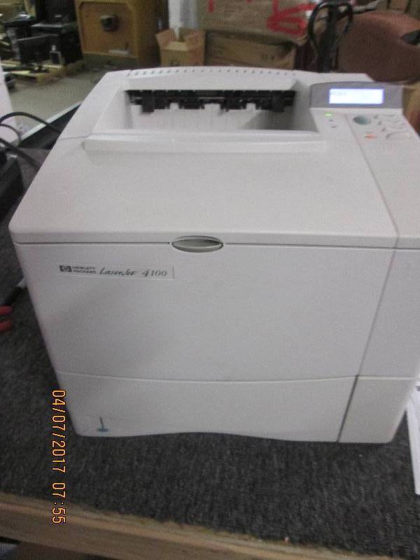 lot 149 image: hewlett packard laserjet 4100 print...