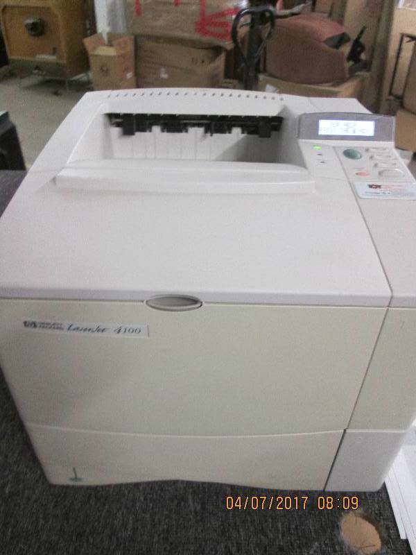 lot 152 image: hewlett packard laserjet 4100 print...