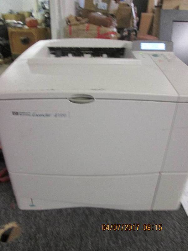 lot 153 image: hewlett packard laserjet 4100 print...