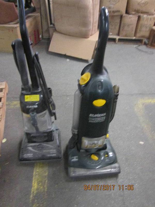 lot 160 image: 2 eureka vacums both tested and wor...