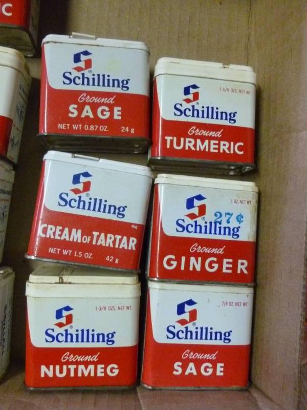 Vintage Spice Containers