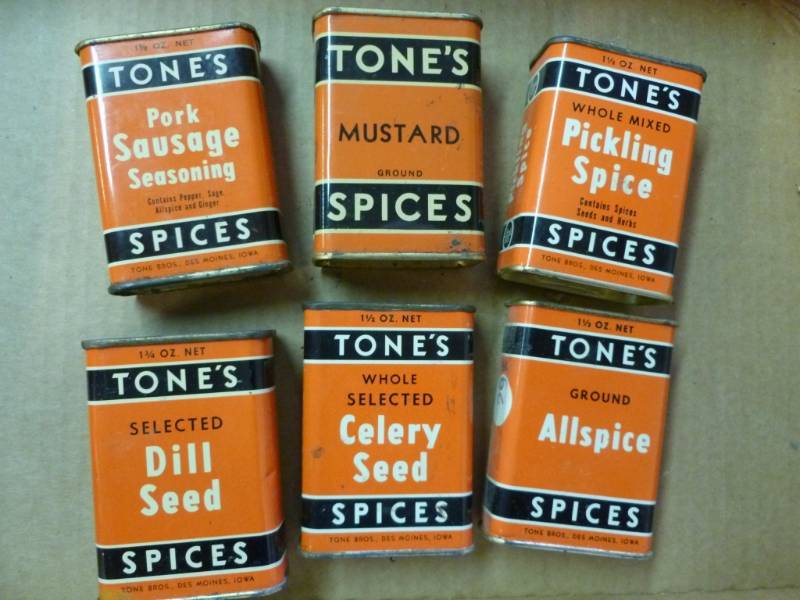 Vintage Spice Containers