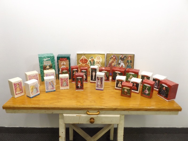 lot 23 image: Large Lot of Barbie Hallmark Keepsake