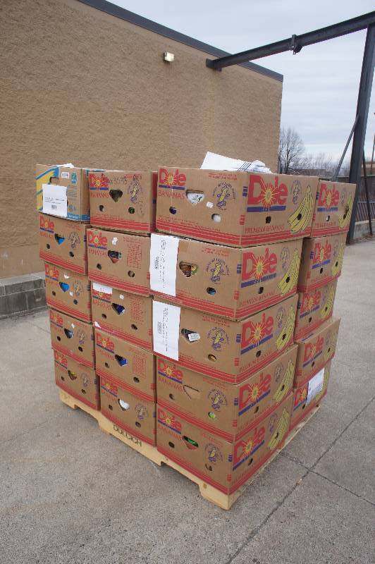 lot 129 image: Wholesale Food Pallet Lot - 30 Large Full Boxes of Assorted Food - Dry Goods - Can Goods - Treats - Snacks - And Much Much More