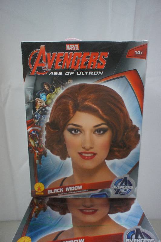 lot 144 image: Lot of 5 Marvel Avengers Age of Ultron Black Widow Adult Wigs