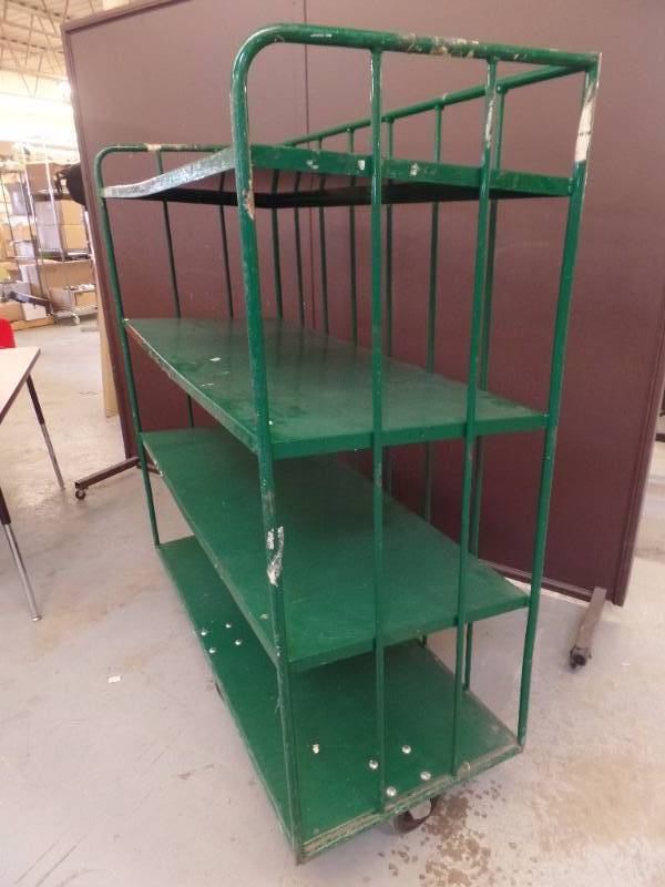 HEAVY, METAL STOCK CART