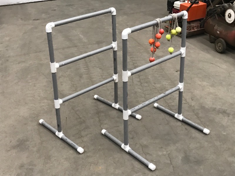 lot 31 image: PVC-Framed Ladder Ball Gaming Set ...
