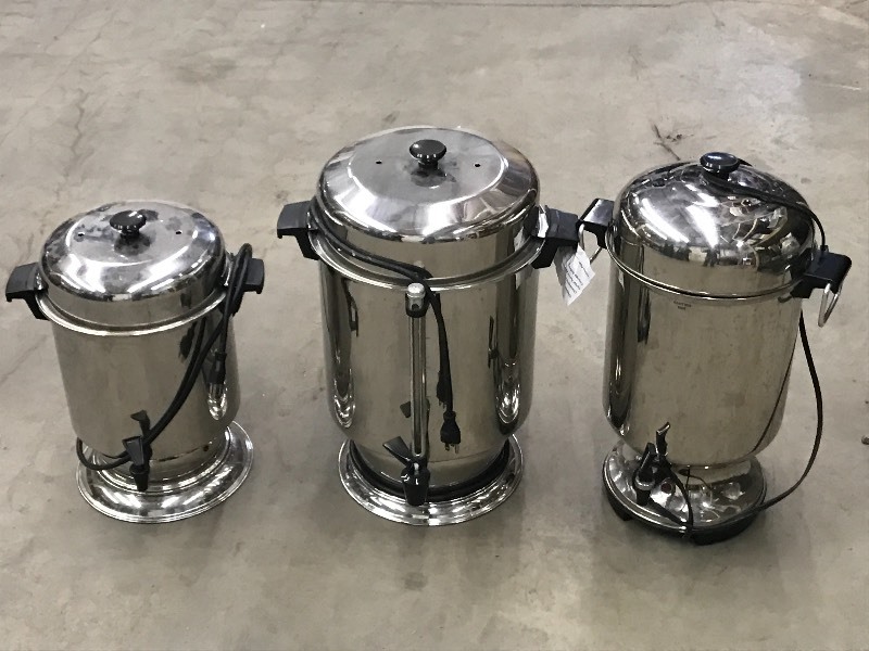 lot 37 image: Lot Of (3) Commercial Coffee Makers...