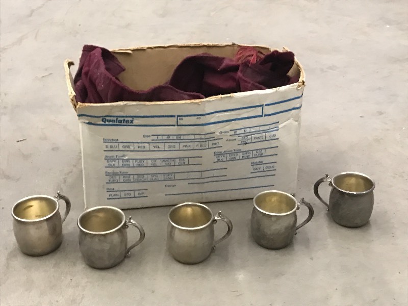 lot 40 image: (25) Unique F.B. Rogers Creamer Cup...