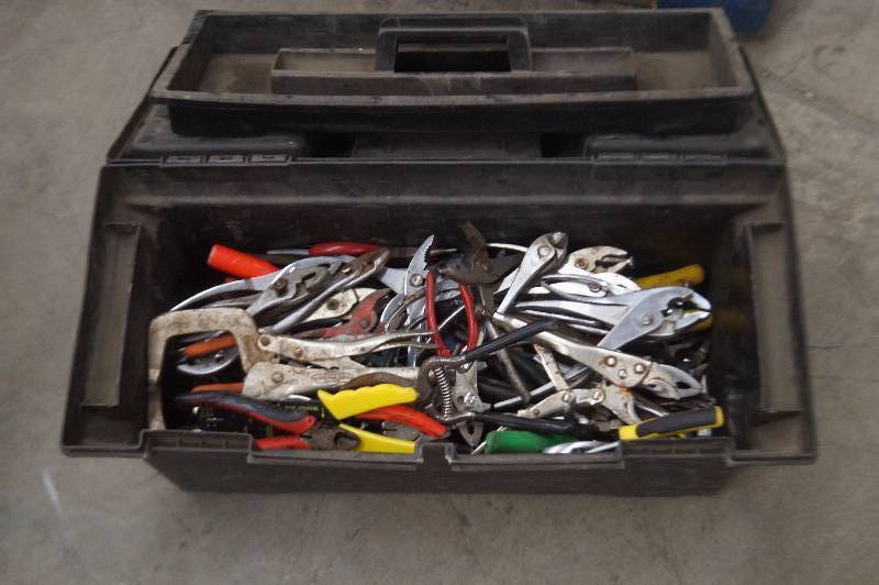 Toolbox with Pliers