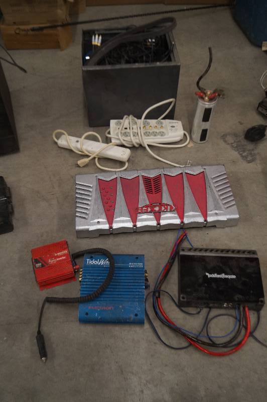 Amps, Cables & surge Protectors