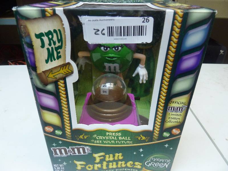 lot 26 image: M&Ms Collectible Candy Dispenser