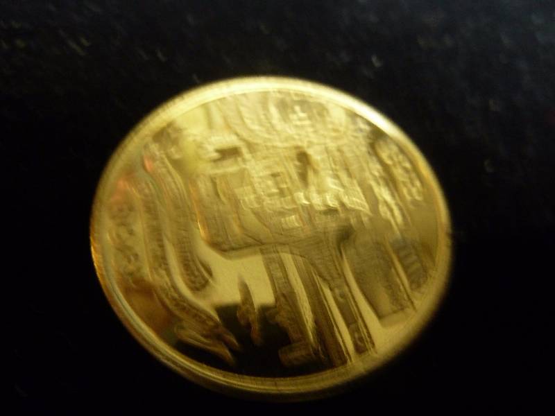 lot 47 image: 100th Anniversary Santa Fe Railroad Coin