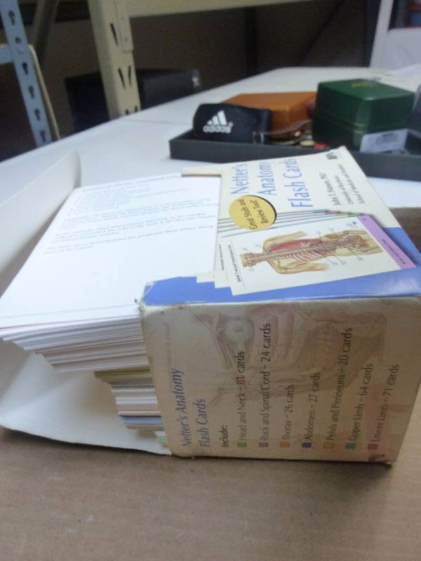 lot 82 image: Anatomy Flash Cards