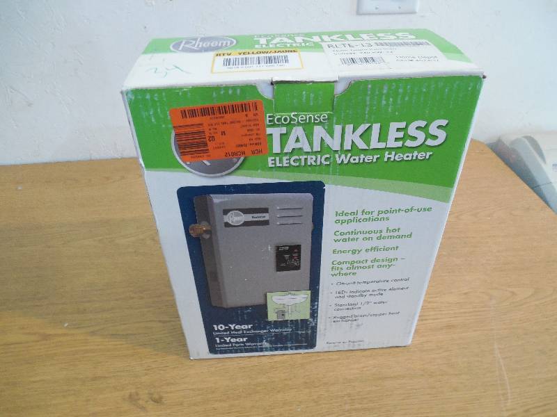 lot 34 image: RETE-13 - 13kW 1.97 GPM Tankless Electric Water Heater