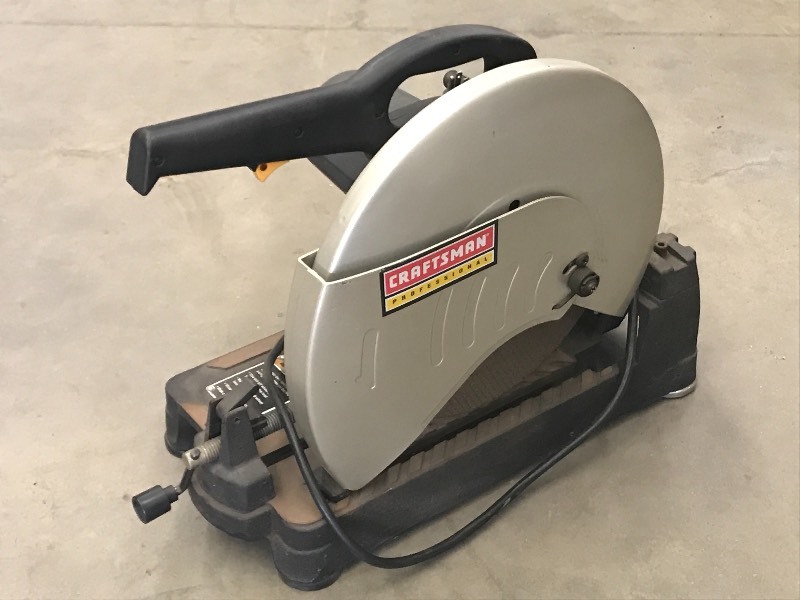 lot 7 image: Craftsman 14 Cut-Off Saw, Great Co...