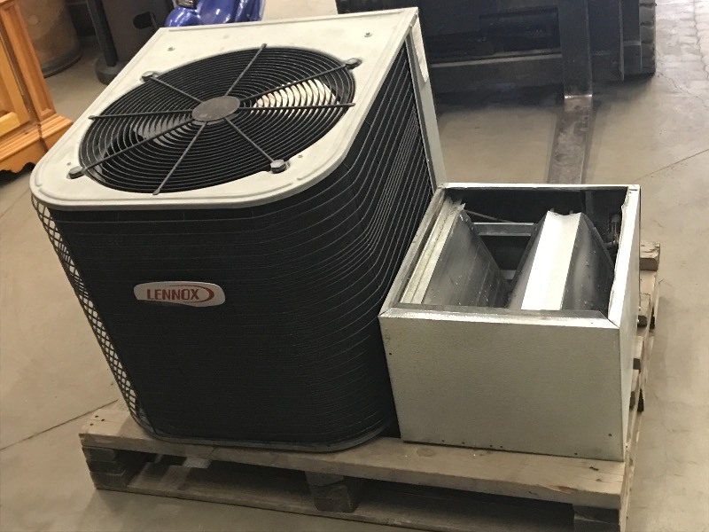 lot 19 image: Lennox 2-Ton Air Conditioner With A...