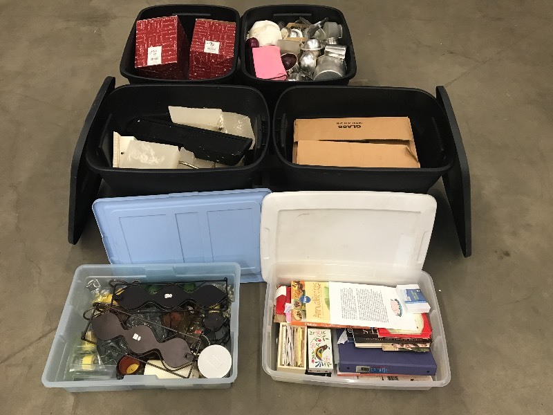 lot 43 image: Pallet Lot Of Assorted (6) Totes F...