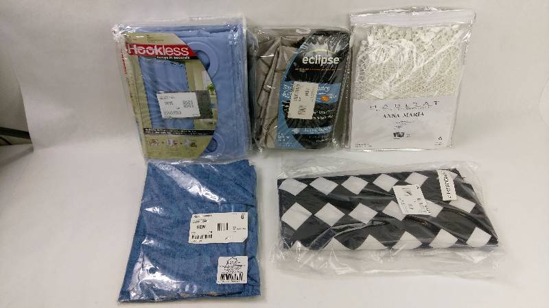 lot 30 image: Window Valance & Panel Set - 5 Packages